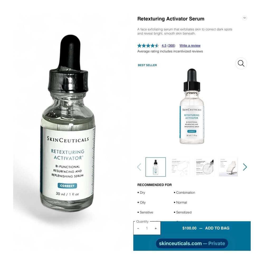 SkinCeuticals Retexturing Activator Resurfacing & Replenishing Serum 30ml